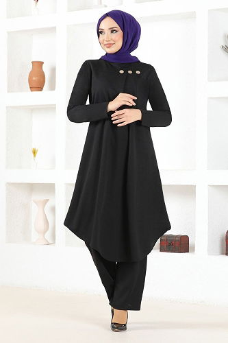 moda selvim مجمعةMSL6009-M أسود - Thumbnail