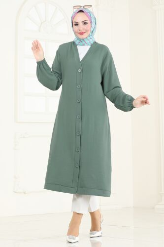 M.R. - Cardigan 001MR1078 Almond Green