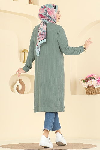 moda selvim Cardigan 200BO429 Mint - Thumbnail