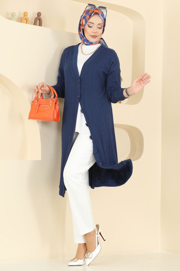 Modaselvim Cardigan/Vest Cardigan 200BO429 Navy Blue