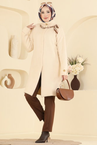 F.N.M. - Cardigan 202648FNM1211 Stone
