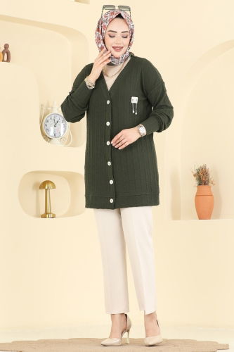 B.O. - Cardigan 204BO429 Khaki