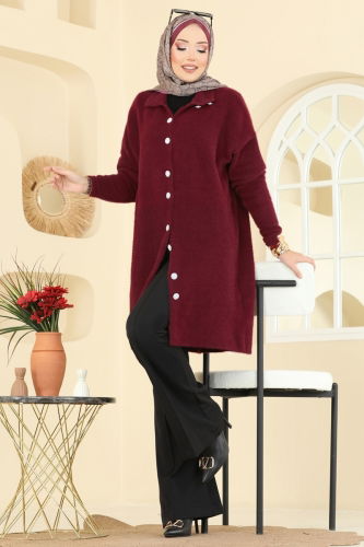 U.Z. - Cardigan 2447UZ662 Burgundy