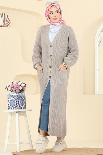 moda selvim Cardigan 2729AYD574 Vision - Thumbnail