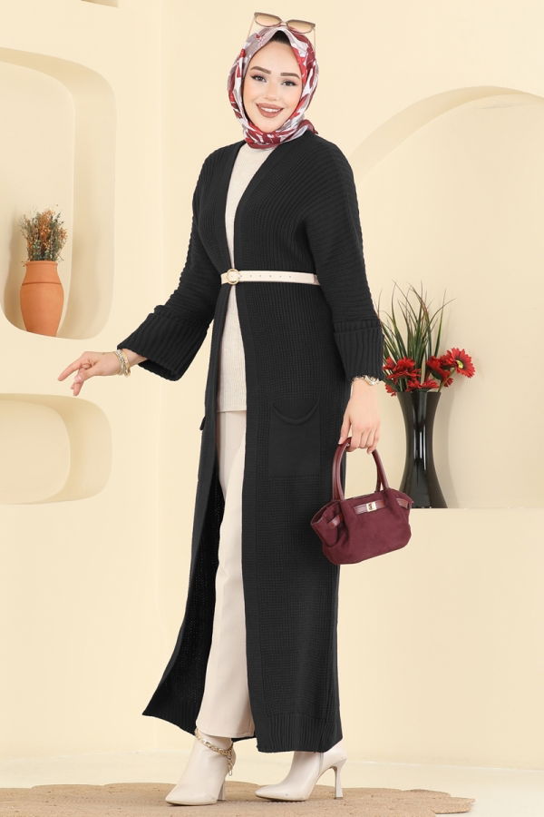 Modaselvim Cardigan/Vest Cardigan 2766AYD574 Black