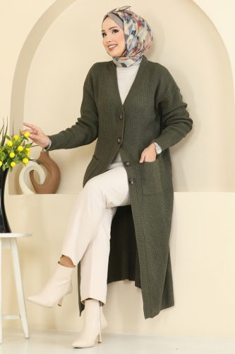 B.R.Z - Cardigan 2892BRZ597 Khaki