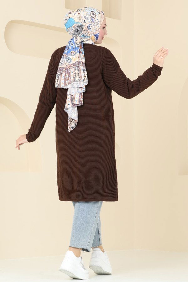 Cardigan 3091BRZ597 Brown - 4