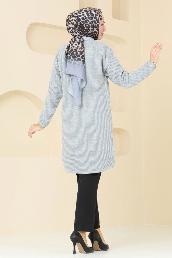 Cardigan 3091BRZ597 Gray - 4