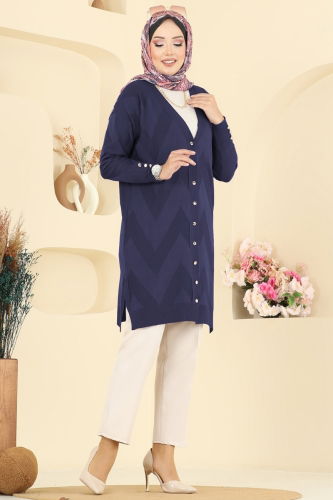 B.R.Z - Cardigan 3193BRZ597 Navy Blue