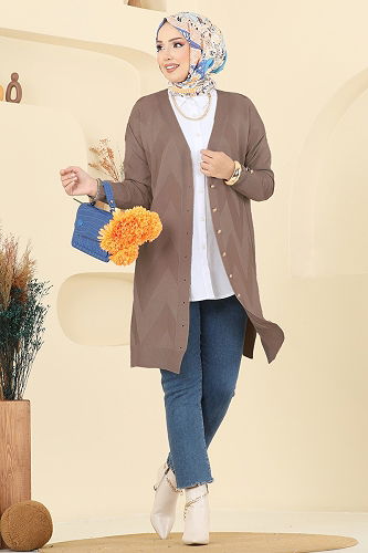 moda selvim Cardigan 3193BRZ597 Vision - Thumbnail