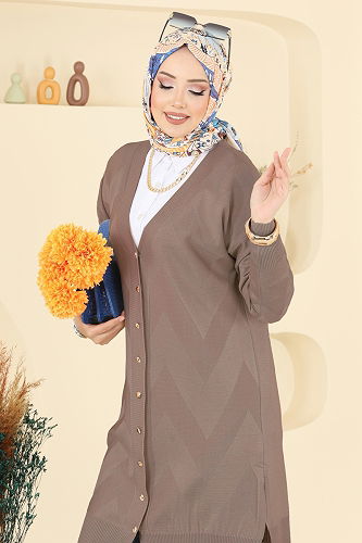 moda selvim Cardigan 3193BRZ597 Vision - Thumbnail