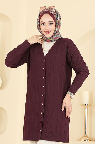 moda selvim سترة خفيفة توتي 3197UZ662 - Thumbnail