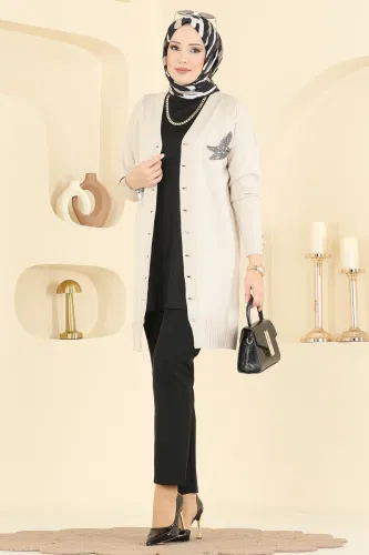 U.Z. - Cardigan 3207UZ662 Stone