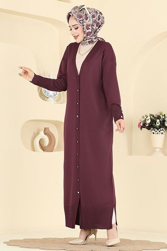 moda selvim سترة خفيفة توتي 3250BRZ597 - Thumbnail