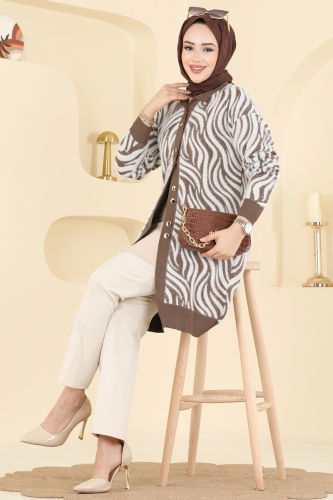 B.R.Z - Cardigan 3286BRZ597 Dark Vision