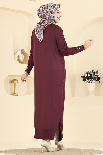 moda selvim سترة خفيفة توتي 3295BRZ597 - Thumbnail