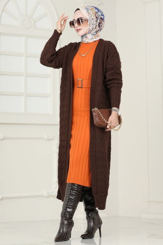 B.R.Z - Cardigan 386BRZ597 Brown