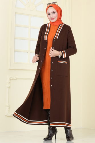 K.L. - Cardigan 4193KL398 Brown