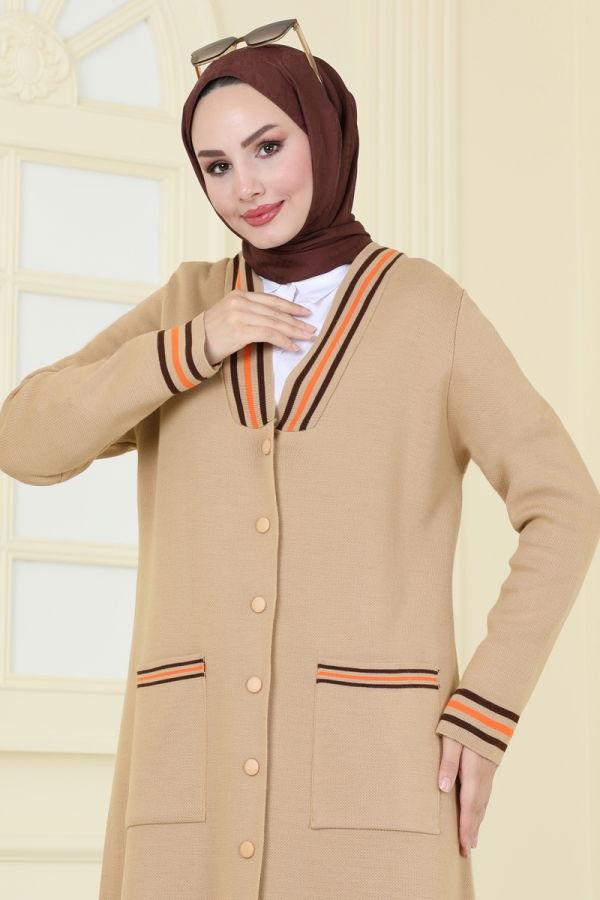 Cardigan 4193KL398 Latte - 3