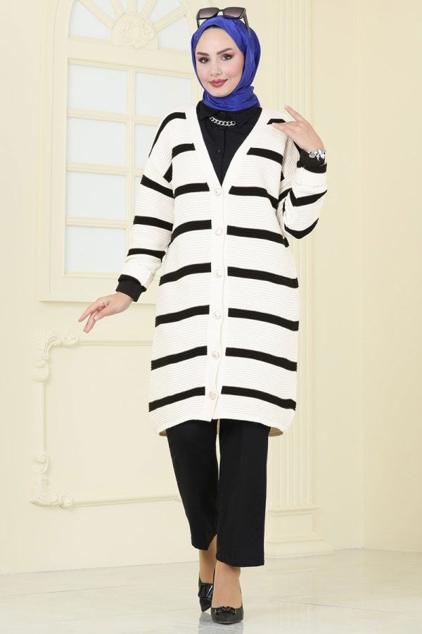 Cardigan 4213KL398 Ecru - 2