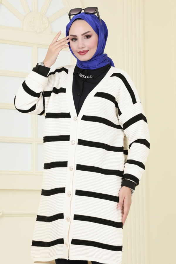 Cardigan 4213KL398 Ecru - 3