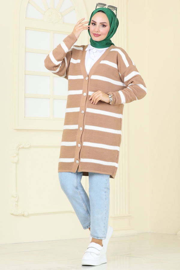 Modaselvim Cardigan/Vest Cardigan 4213KL398 Latte