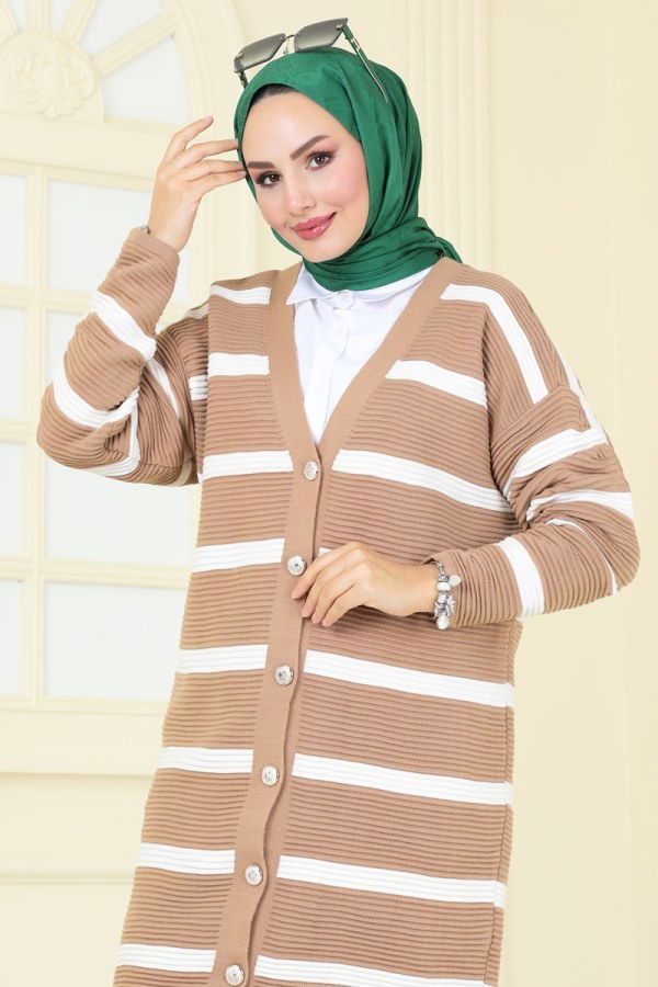 Cardigan 4213KL398 Latte - 3