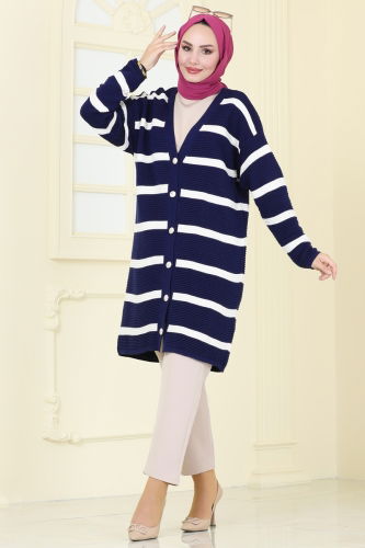 K.L. - Cardigan 4213KL398 Navy Blue