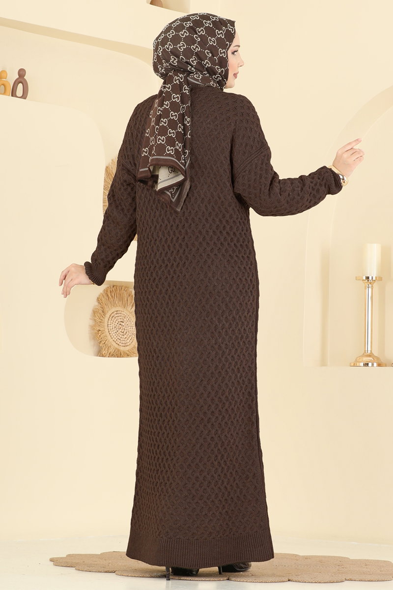 Cardigan 4278BRZ597 Brown - Moda Selvim