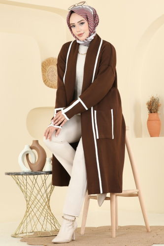 B.R.Z - Cardigan 7065BRZ597 Brown