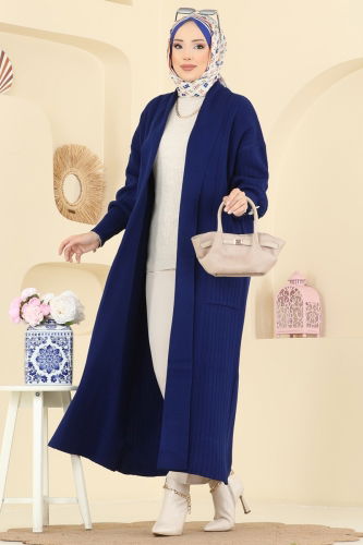 B.R.Z - Cardigan 7146BRZ597 Navy Blue