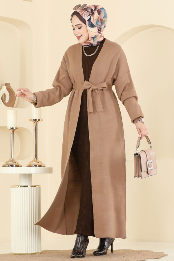 Modaselvim Cardigan/Vest Cardigan 8090KLB1050 Biscuit