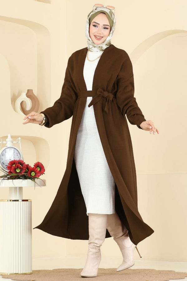 Modaselvim Cardigan/Vest Cardigan 8090KLB1050 Brown