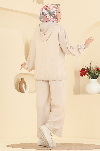 moda selvim Cep Detaylı 2 li Takım 0364ERK1158 Vizyon - Thumbnail