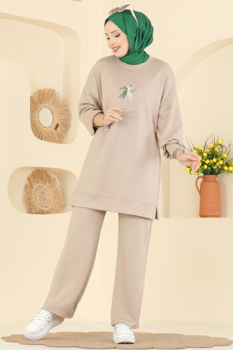 A.Y.D. - Çiçek Detaylı Modal Takım 2730AYD574 Vizyon