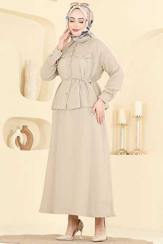 moda selvim Çift Cepli 2 li Takım 373ASN888 Vizyon - Thumbnail