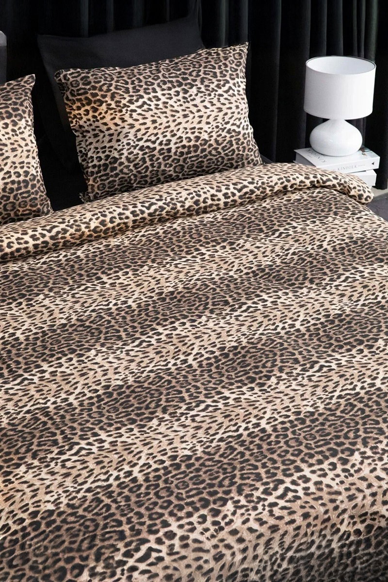 Çift Kişilik Nevresim Takımı 1011HB1195 Desen2 Leopar