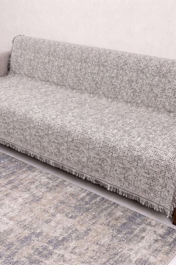 Modaselvim EV YAŞAM Çift Taraflı Koltuk Örtüsü 1041HB1195 Desen1 Taş