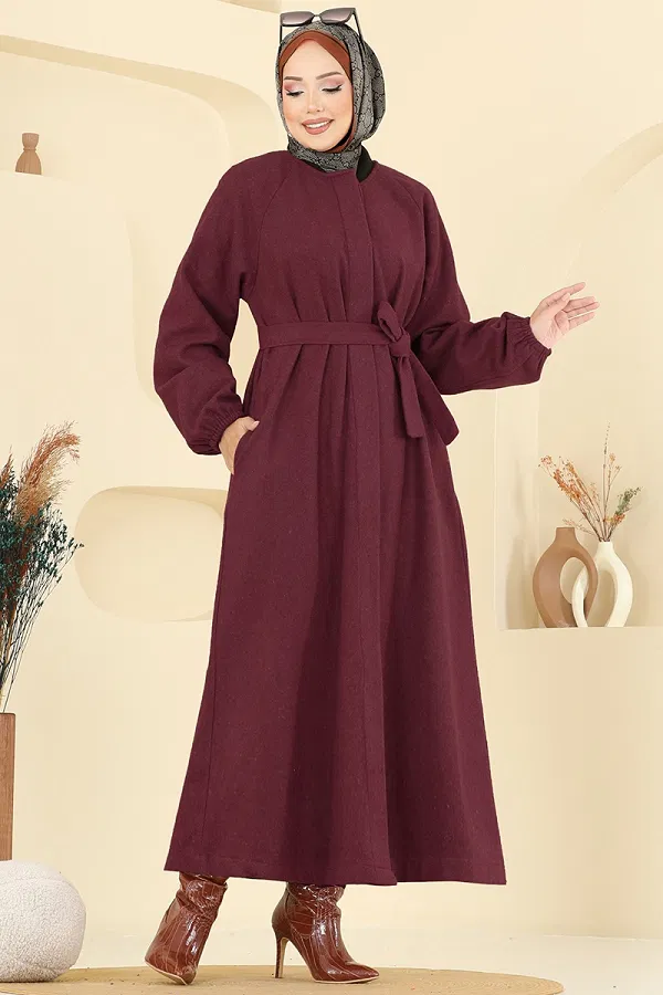 B.G.S. - Coat 0504BG354 Burgundy