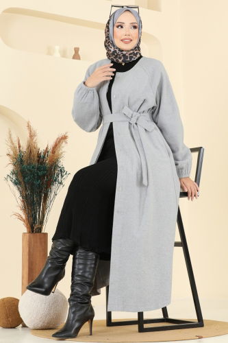 B.G.S. - معطف رمادي 0504BG354