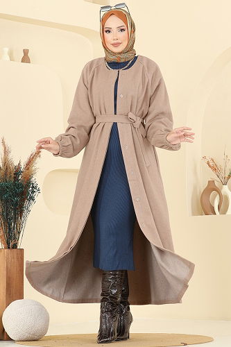 moda selvim Coat 0504BG354 Light Vision - Thumbnail
