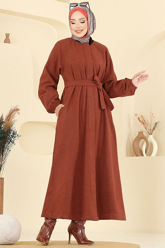 moda selvim Coat 0504BG354 Tile - Thumbnail