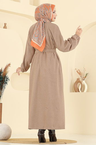 moda selvim Coat 0504BG354 Vision - Thumbnail