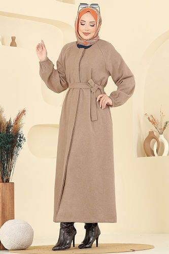 moda selvim Coat 0504BG354 Vision - Thumbnail