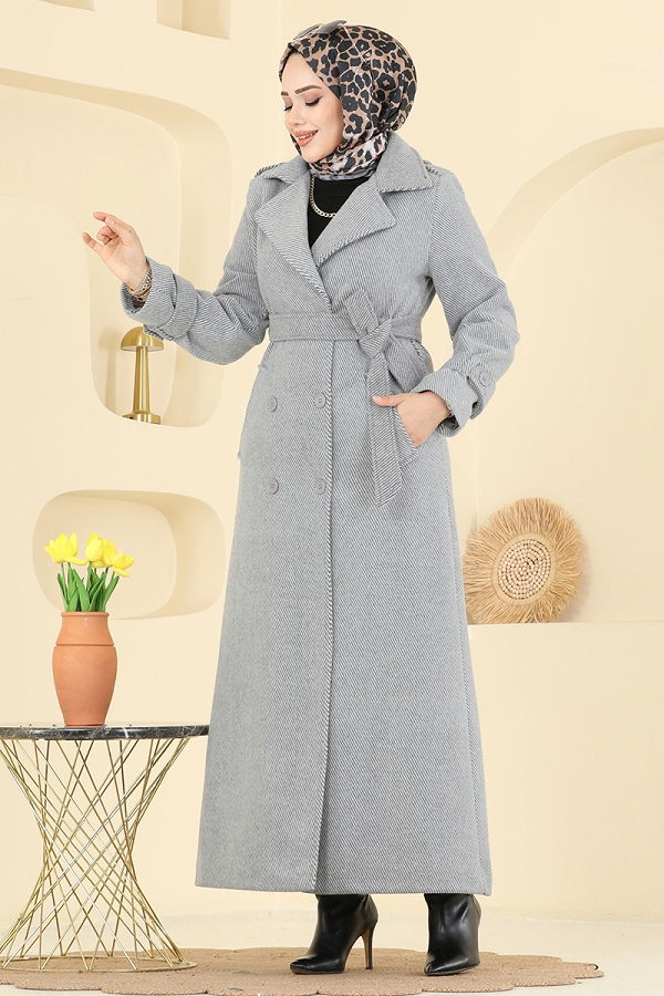 T.G.Z. - Coat 057TGZ1164 Gray
