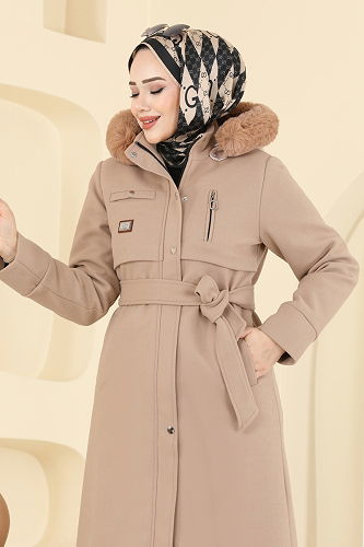 moda selvim Coat 061TGZ1164 Vision - Thumbnail