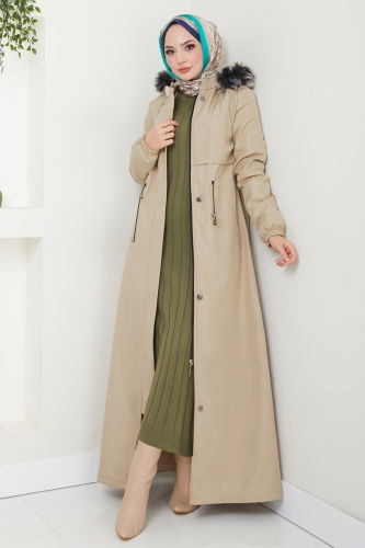 M.S.A. - Coat 0812MSA980 Stone