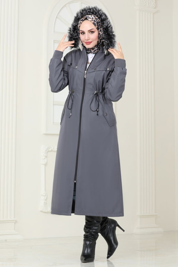 Coat 0827MSA980 Anthracite - 3