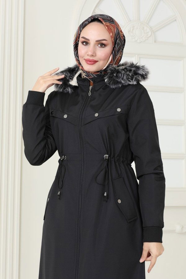 Coat 0827MSA980 Black - 4