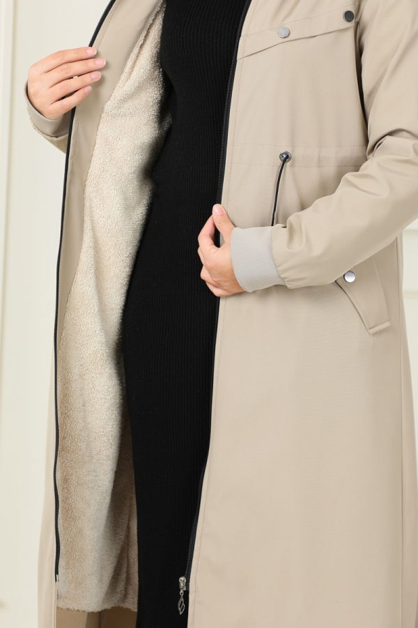 Coat 0827MSA980 Stone - 5